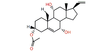 Pregna-5,20-dien-3a,7a,11a-triol 3a-acetate